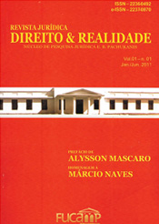 					Visualizar v. 1 n. 1 (2011): Revista Jurídica Direito & Realidade
				